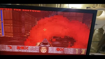 Amiga Attack Doom on Amiga 3000 with A3660 and ZZ9000