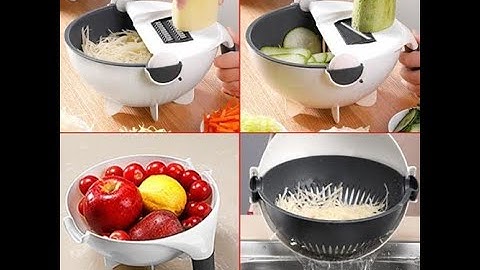 Bộ dụng cụ cắt thái rau củ đa năng 9 trong 1