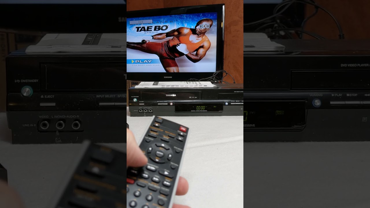 TESTED TOSHIBA SD-V295KU DVD VCR VHS Combo Player w Remote