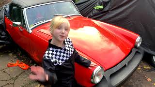 1975 MG midget compression test and engine removal
