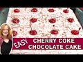 CHERRY COKE CHOCOLATE CAKE RECIPE | With Cherry Butter Cream Frosting | Easy Box Cake Mix Recipe