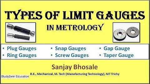 Types of limit gauges in metrology (Everything you need to know)