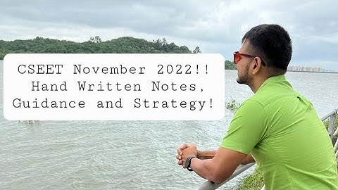 CSEET November 2022!! Free Hand Written Notes, Guidance and Strategy!