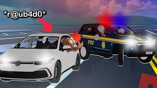 COMPREI um CARRO R@UBADO e a POLÍCIA VEIO ATRÁS!👮‍♂️🚨| Roblox RP