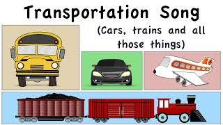 Transportation Song | Cars, trains and all those things | Green Bean's Music by Green Bean's Music - Children's Channel 4,274 views 2 years ago 2 minutes, 46 seconds
