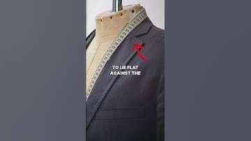 Notches in the lapel of a suit #mensclothing #menfashion #mensuits #mensfashion #fashion #menssuits