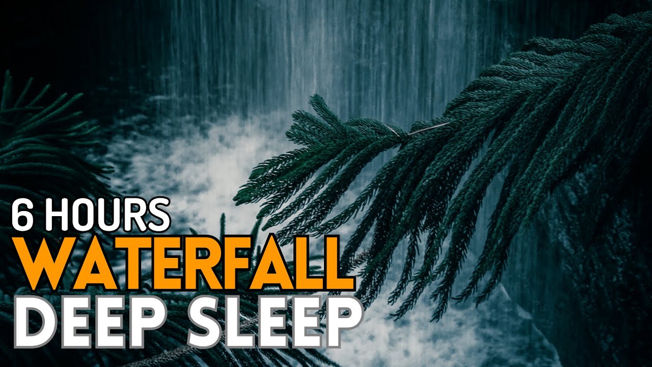 6 Hr Relaxing Waterfall Nature Sounds And Birds Chirping Sleeping Bird ...