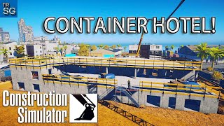 Construction Simulator Single Player Gameplay - Constructing a Hotel with Containers! #33 screenshot 2