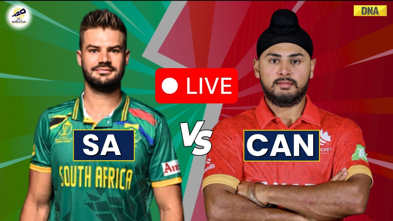 CAN Vs SA Live: Canada vs South Africa Live Scorecard | SA Vs CAN Live | T20 World Cup 2026 Live