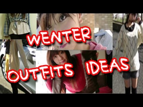 Japanese Winter Outfit Ideas! cute & save money style 5