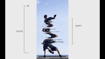SLIT SCAN BBOY CACHE / TouchDesigner