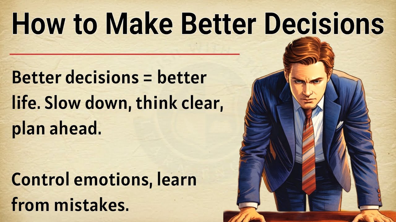 How to Make Better Decisions | Motivational Video 🔥 | Graded Reader ...