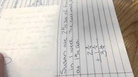 Fraction Word Problems