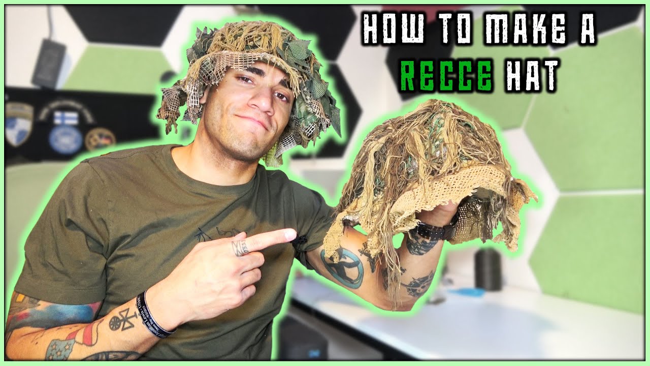 How To Make A Ghillie Boonie Hat