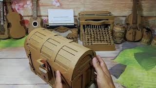 HOW TO MAKE A TREASURE CHEST AND CARDBOARD LOCK FROM CARDBOARD by VN Craft Toys 435 views 3 years ago 2 minutes, 3 seconds