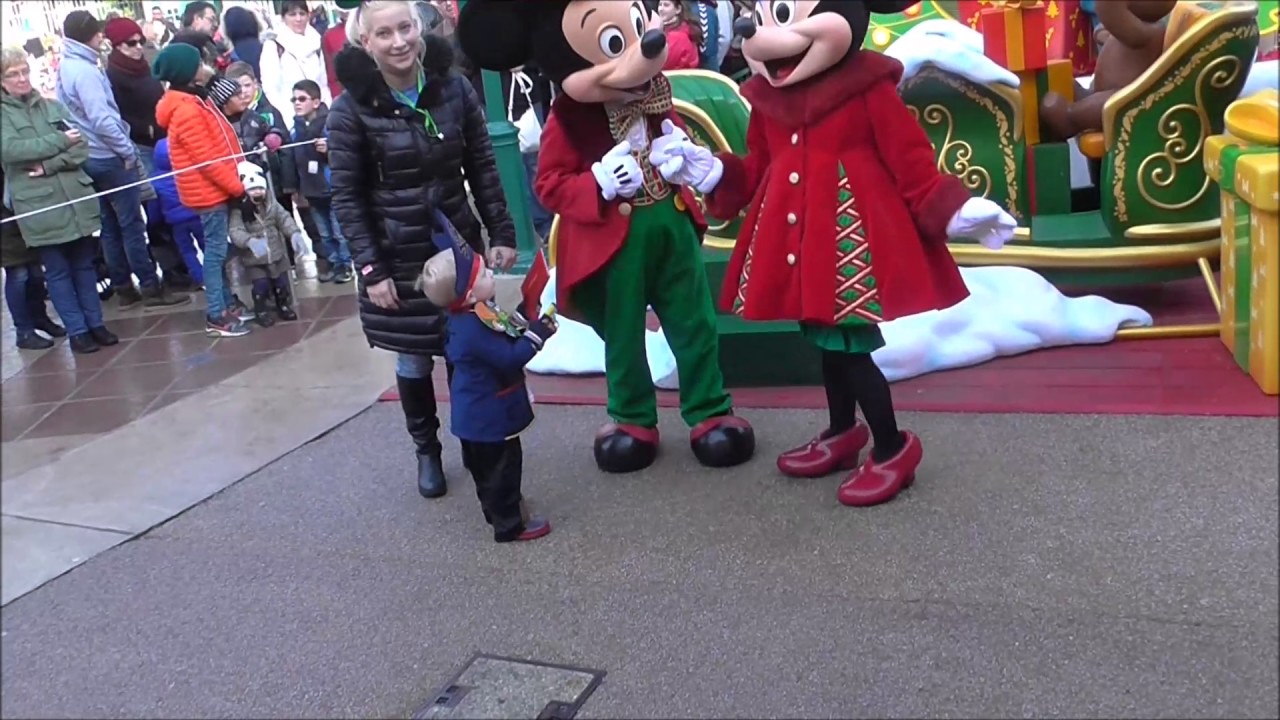 Meeting Mickey and Minnie
