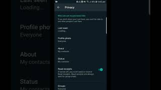 wahtsapp failed to update privacy setting please try again later.