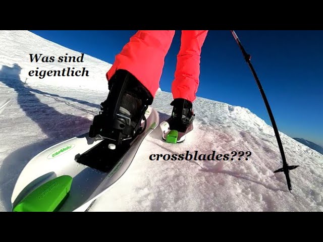 Crossblades Schneeschuhe, Schneeschuh Ski zum Gehen und Abfahren