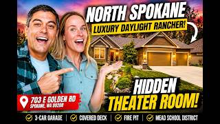 Secret Passage Home Tour in North Spokane, WA | Blackhawk Neighborhood Luxury Home | 703 E Golden Rd