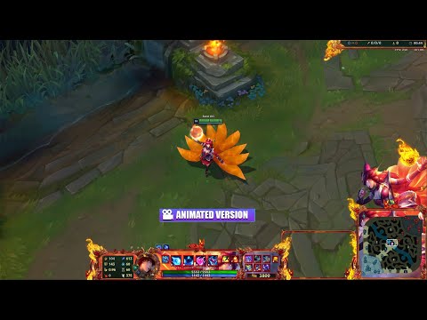 🦊🎞️FOXFIRE AHRI - ANIMATED IN GAME OVERLAY