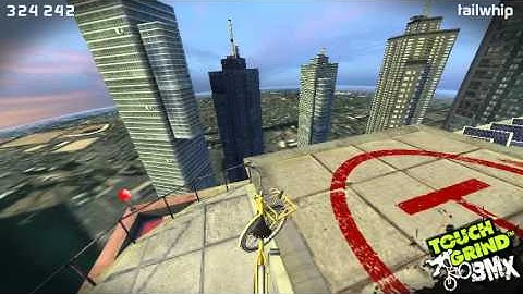 how to get lots of points on skyline - Touchgrind BMX