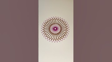 A magical creation taking the shape of perfectio #spirographity #art #satisfying #asmr #usa #pattern