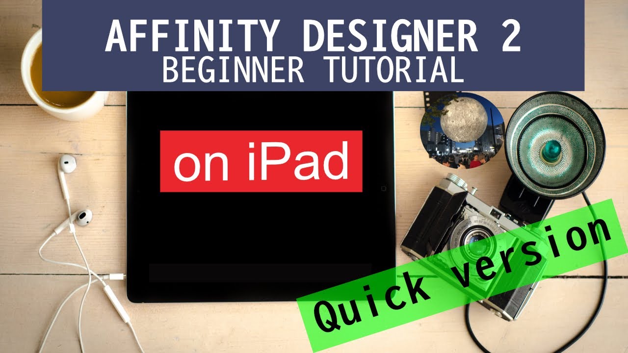 Affinity Designer 2 Beginner Tutorial on iPad (quick version) - YouTube
