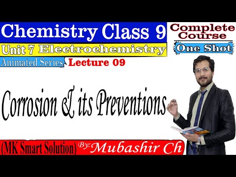 09 | Corrosion and its preventions | Unit 7 Chemistry Class 9 | Hindi/Urdu