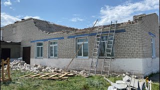 Последствия урагана в Ульяновской области.