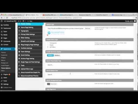Best Premium Theme AccessPress Staple Pro - Header Settings | WordPress Tutorial