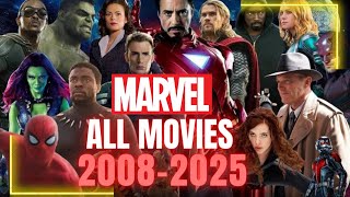 MCU All Movies From 2008-2025 | Whole MCU in just Minutes