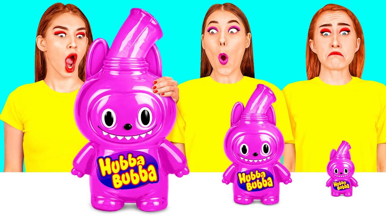 Big, Medium and Small Plate Challenge | Delicious Food Recipes by Fun Fun Challenge