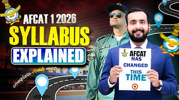 ✨ AFCAT 1 2026 Syllabus EXPLAINED 📘 | Subject-wise Strategy 🎯 to Crack Indian Air Force Exam ✈️