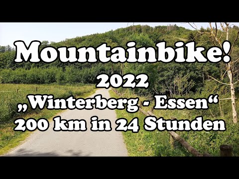 Radtour Winterberg - Essen über 200 km in 24 Stunden mit dem MTB