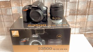 Nikon D3500 Unboxing || best for street photography dslr used camera prices in Pakistan 2024