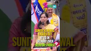 &#39;Outright Dictatorship&#39;: Sunita Kejriwal Slams ED At AAP&#39;s Gujarat Rally | LS Polls