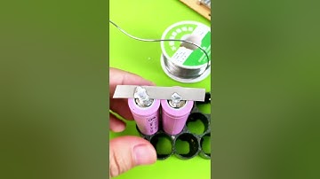 how to soldering lithium battery? #batterysoldering #batterypack #diyelectronics #howtosoldering