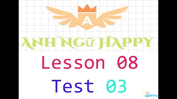 [Lesson 08] Listening TOEIC TEST 03 with HAPPY | Full HD | Transcript and Answer Key