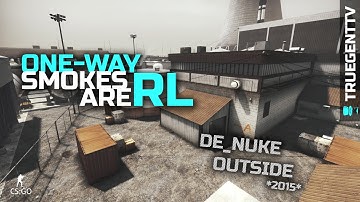 CS GO Tutorials - One-way Smokes on Nuke Outside #2015
