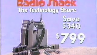 1989 Old School Cell Phone Ad From Radio Shack