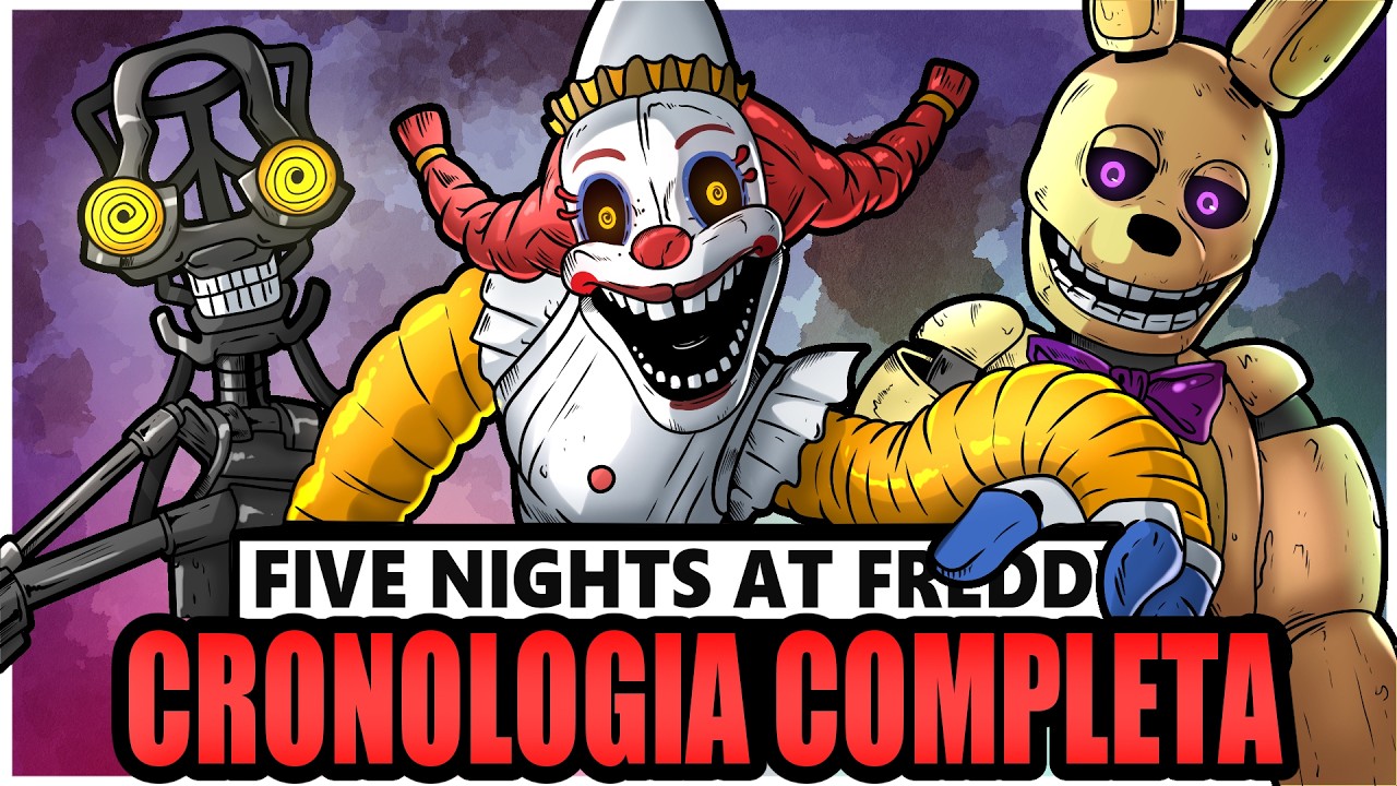 LA HISTORIA de FIVE NIGHTS AT FREDDYS - CRONOLOGIA 2025