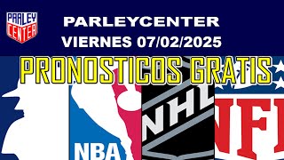 NHL, NBA, and NFL Predictions for Today: Friday, February 7, 2025 🔥Free Parley🔥