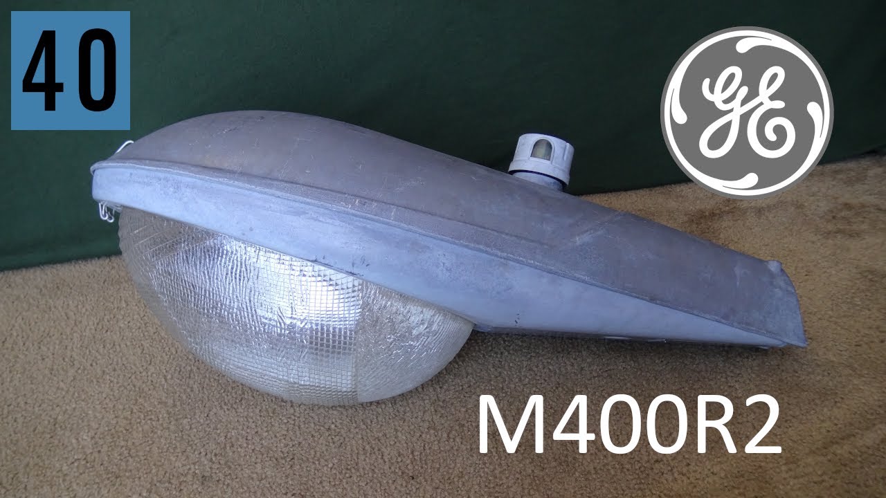 Редкий General Electric M400R2 Mercury Vapor 1980-х годов
