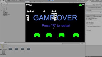 Space Invaders Unity prototipo