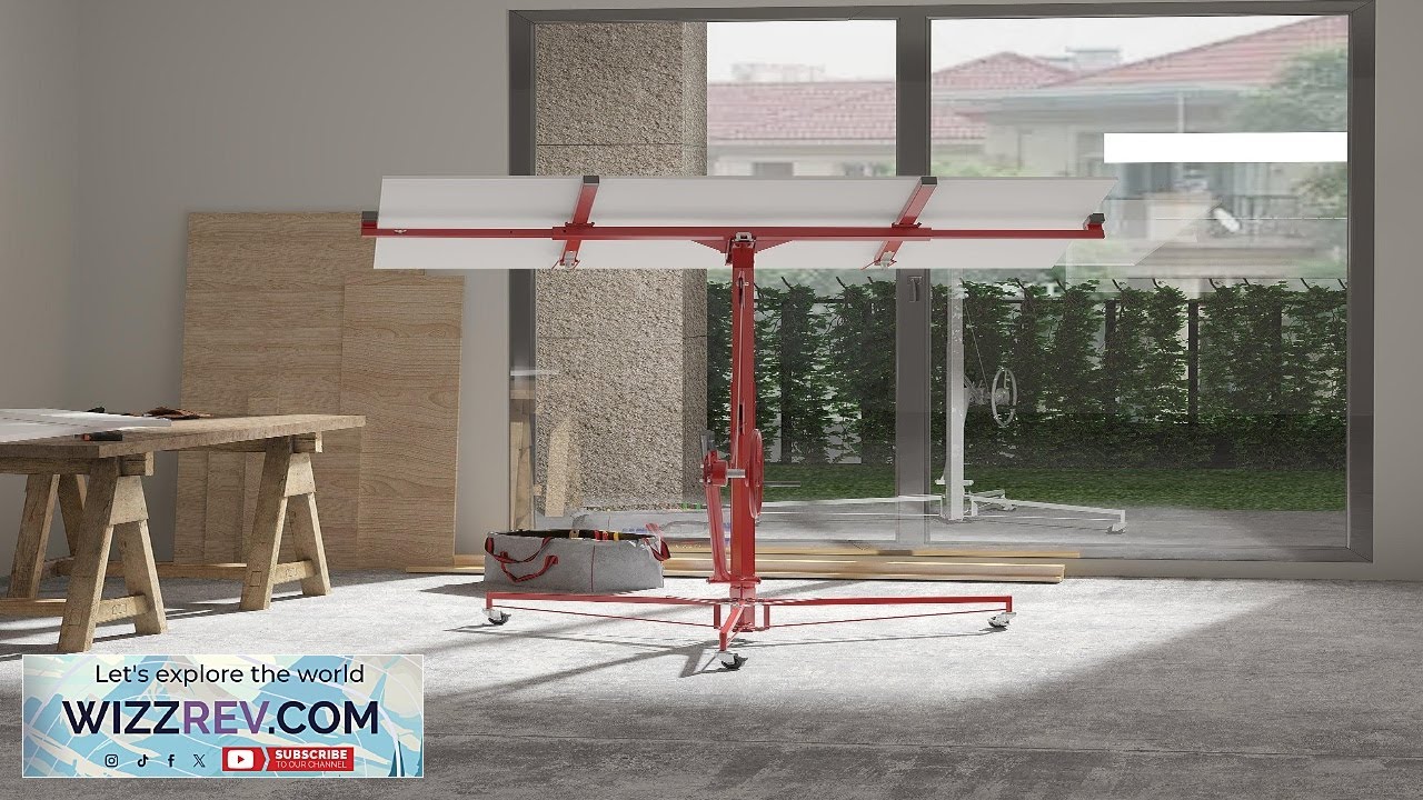 Подъемник для гипсокартона Garvee, 11 футов, грузоподъемность 150 фунтов.