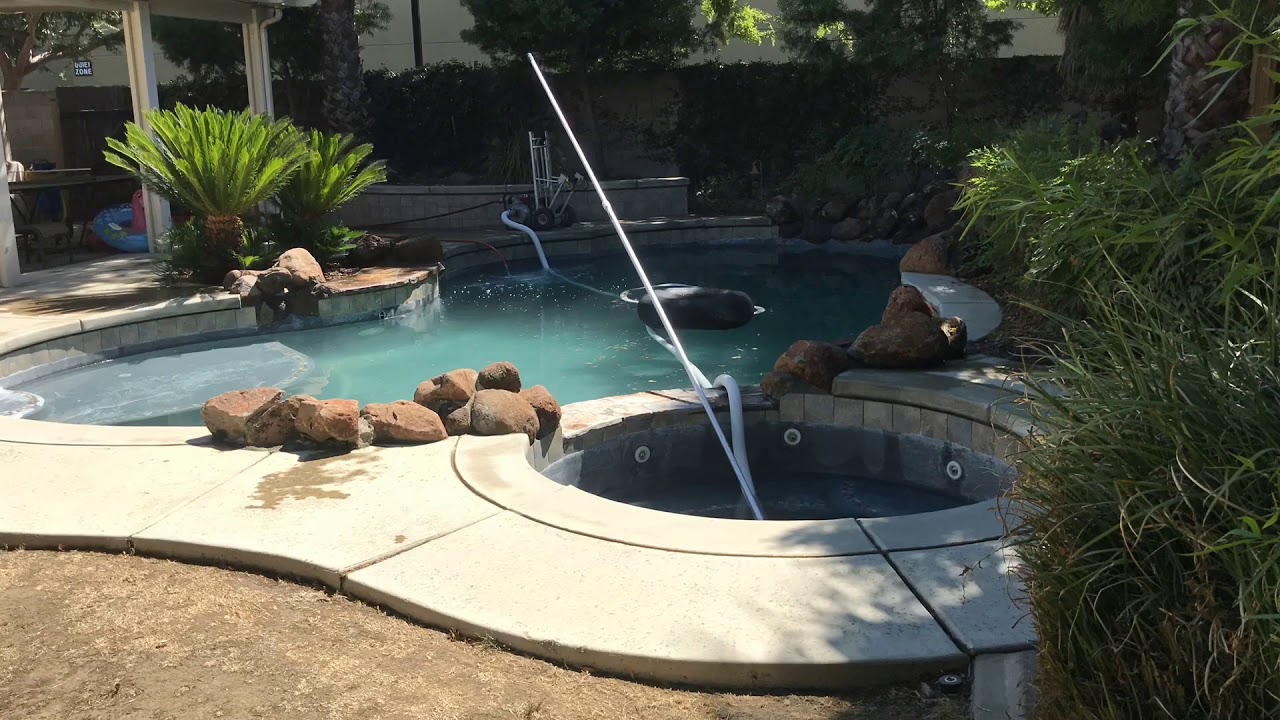Pool Tile Cleaning in Elk Grove, CA. YouTube