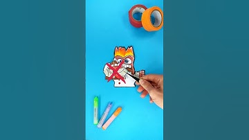 Insane Paper Craft Puzzle with Anger by Inside Out #insideout #insideout2 #anger #puzzle #papercraft