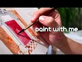 Relaxing painting  paint with me a london house