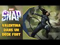 Valentina dans un deck fort  marvel snap 136