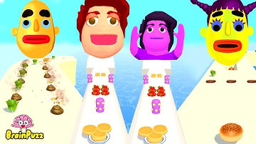 Best Cool Satisfying video games - Sandwich Runner , Pancake Run , Going Balls , Tall Man Run